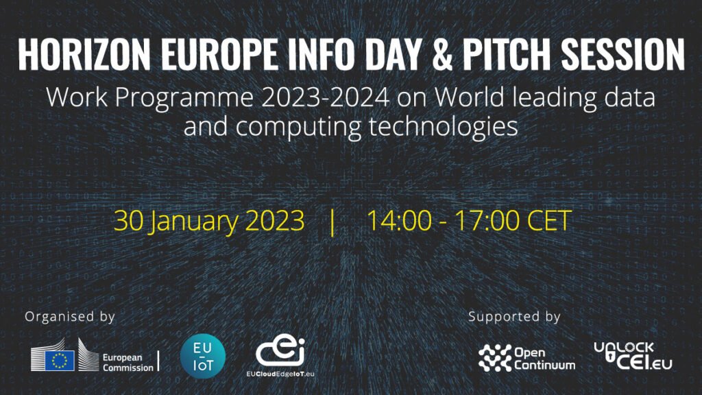 Horizon Europe Info Day: recording and presentations